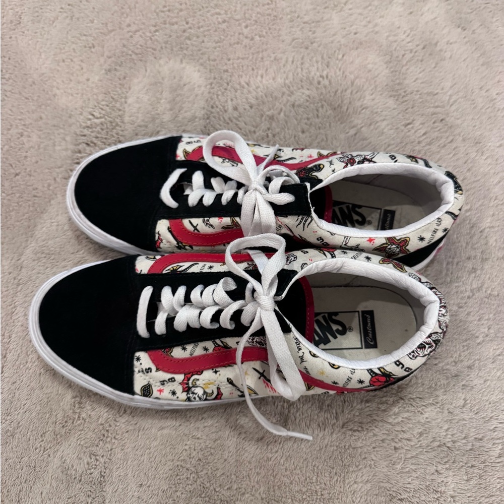 Vans Stranger Things Skater Shoes Men’s size 8 Women’s size 9.5 - Picture 5 of 15